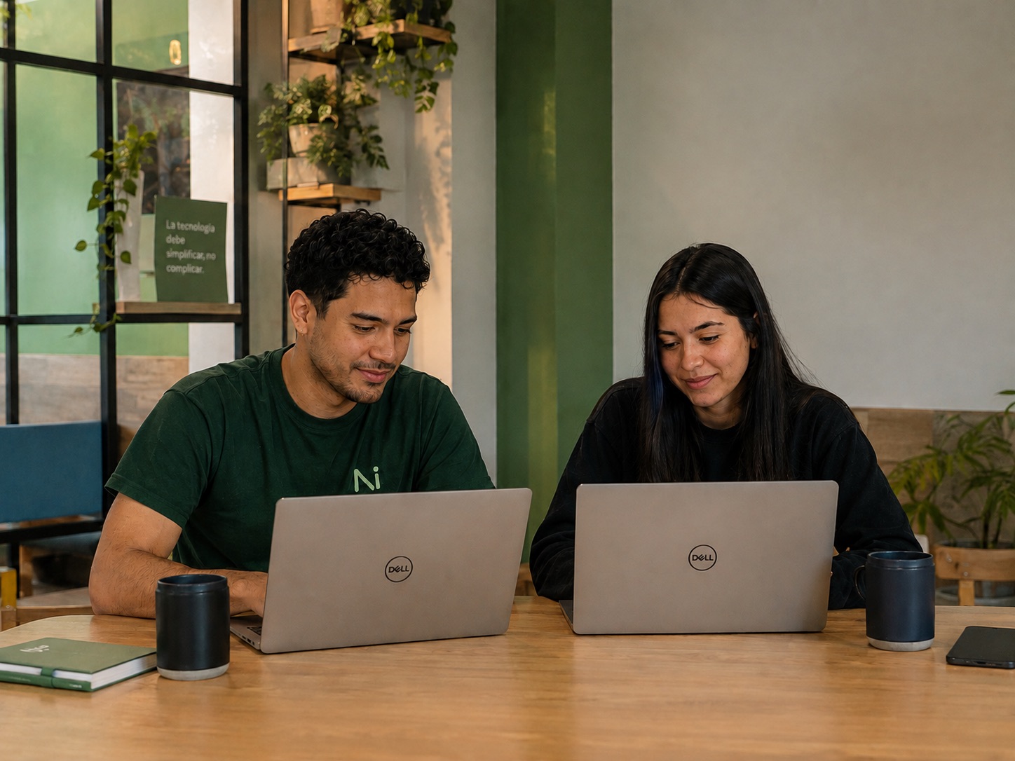 Equipo de Nomyli trabajando
